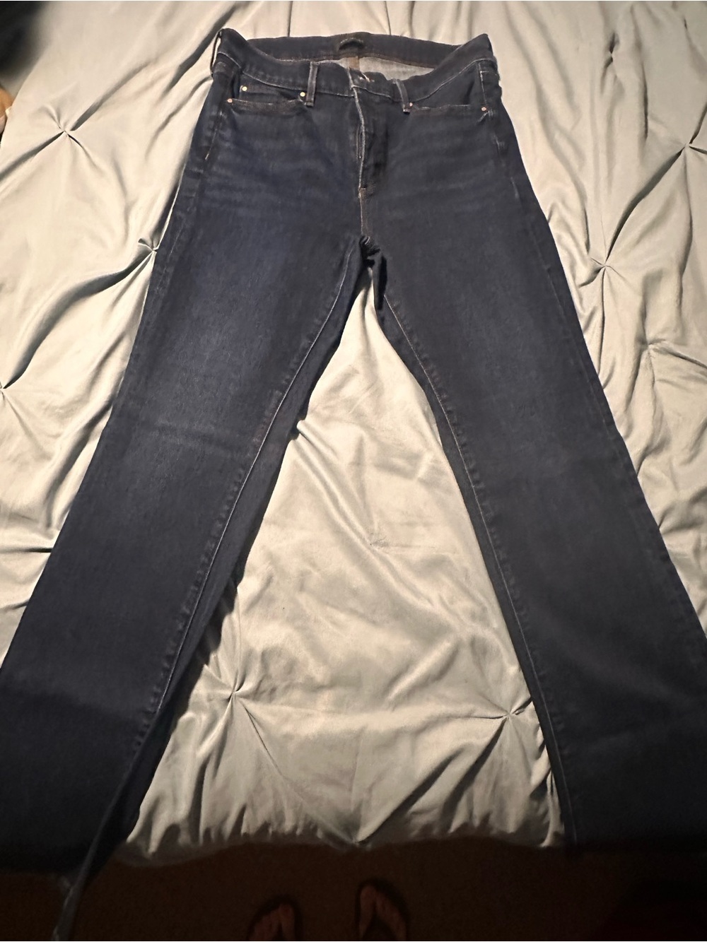Women's Ann Taylor Dark Blue Slim Boot Jeans